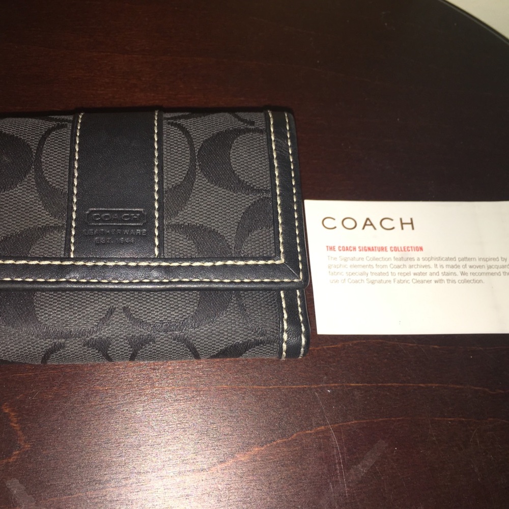 Black Coach wallet